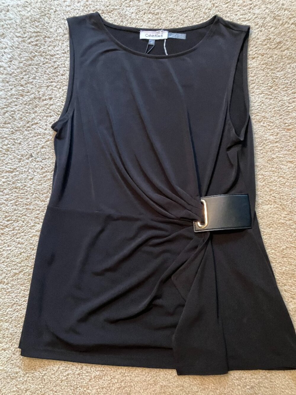 Calvin Klein Top, Size S, Black NEW